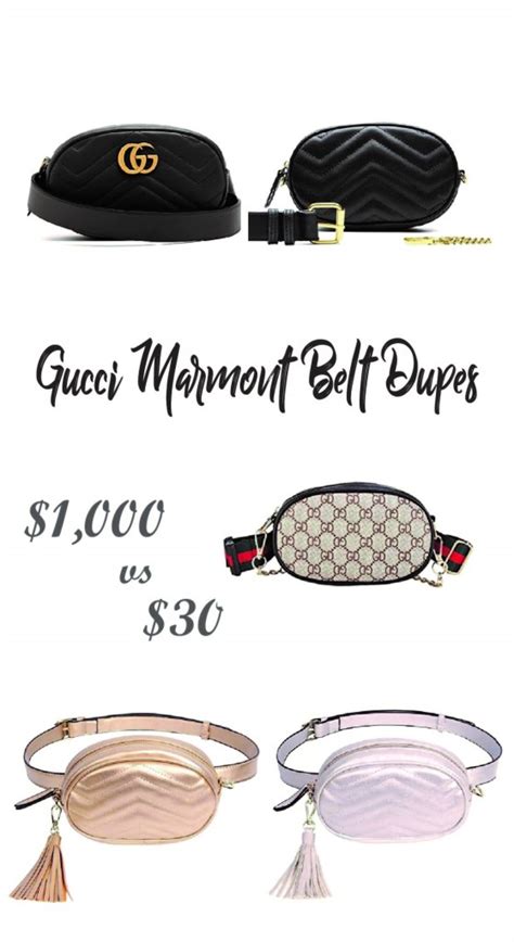 gucci marmont belt bag dupe|gucci marmont bag worth it.